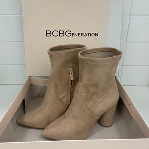 BCBGeneration Women's Taupe Ankle Boots